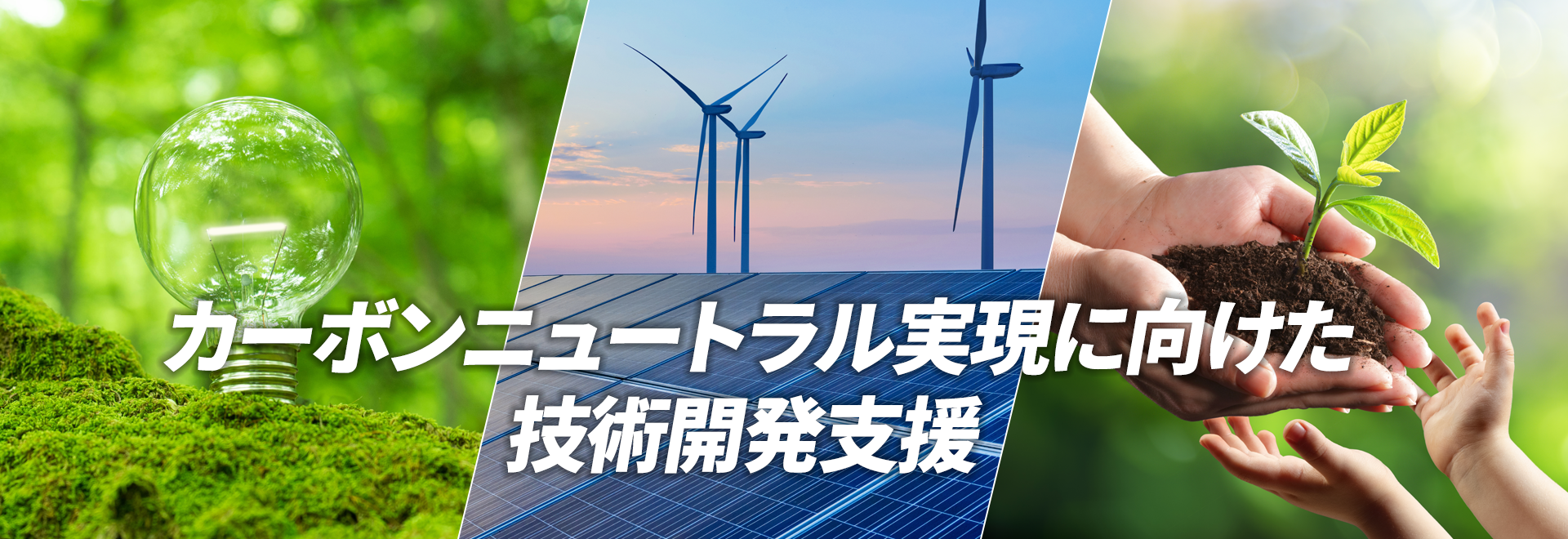 カーボンニュートラル実現に向けた技術開発支援